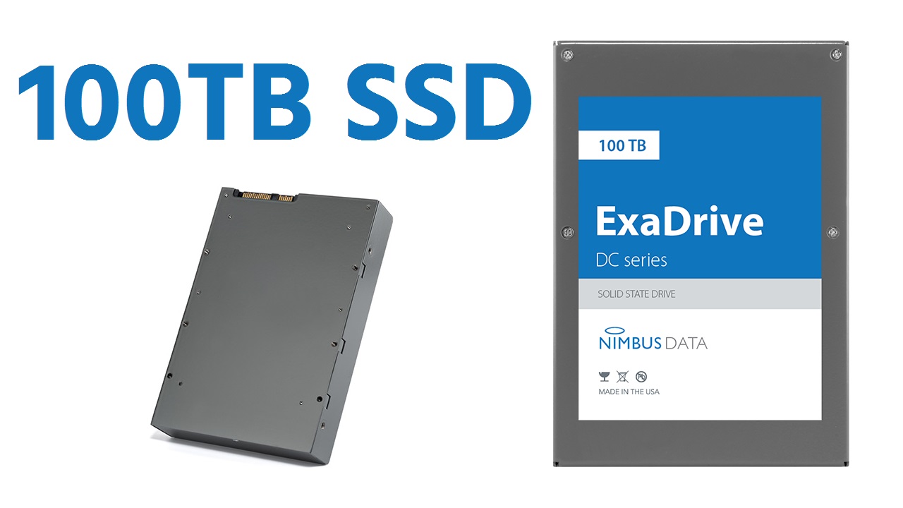 Nimbus Data ExaDrive pushes SSD capacity record to 100TB