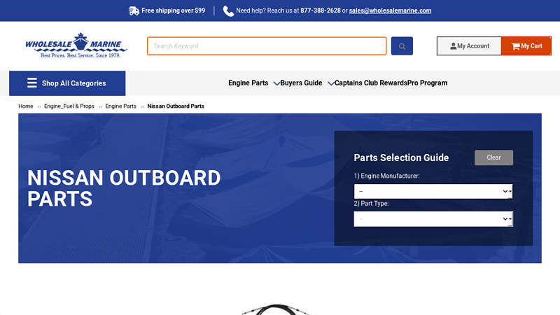 Nissan Outboard Parts