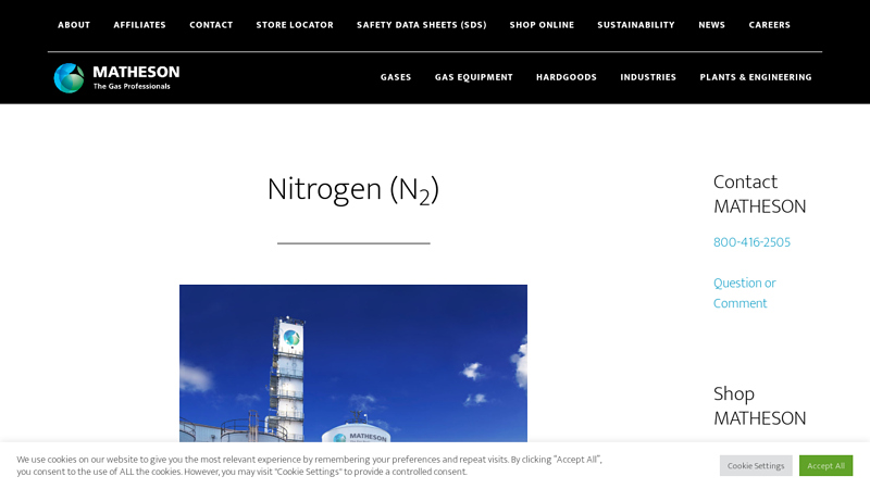 Nitrogen Liquid and Gas