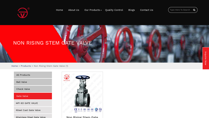 Non-Rising Stem Gate Valve Manufacturer
