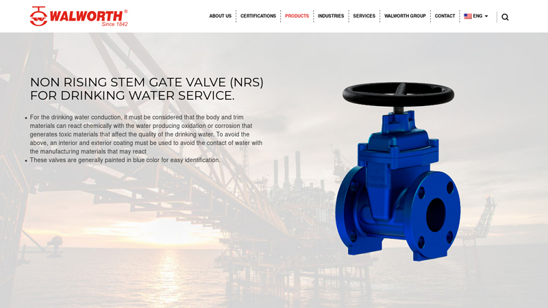 Non Rising Stem Gate Valve (NRS) For Drinking Water Service