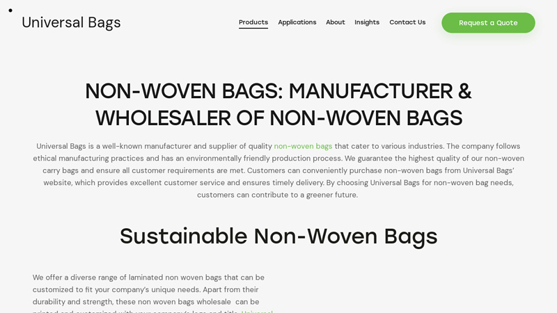 Non Woven Bags