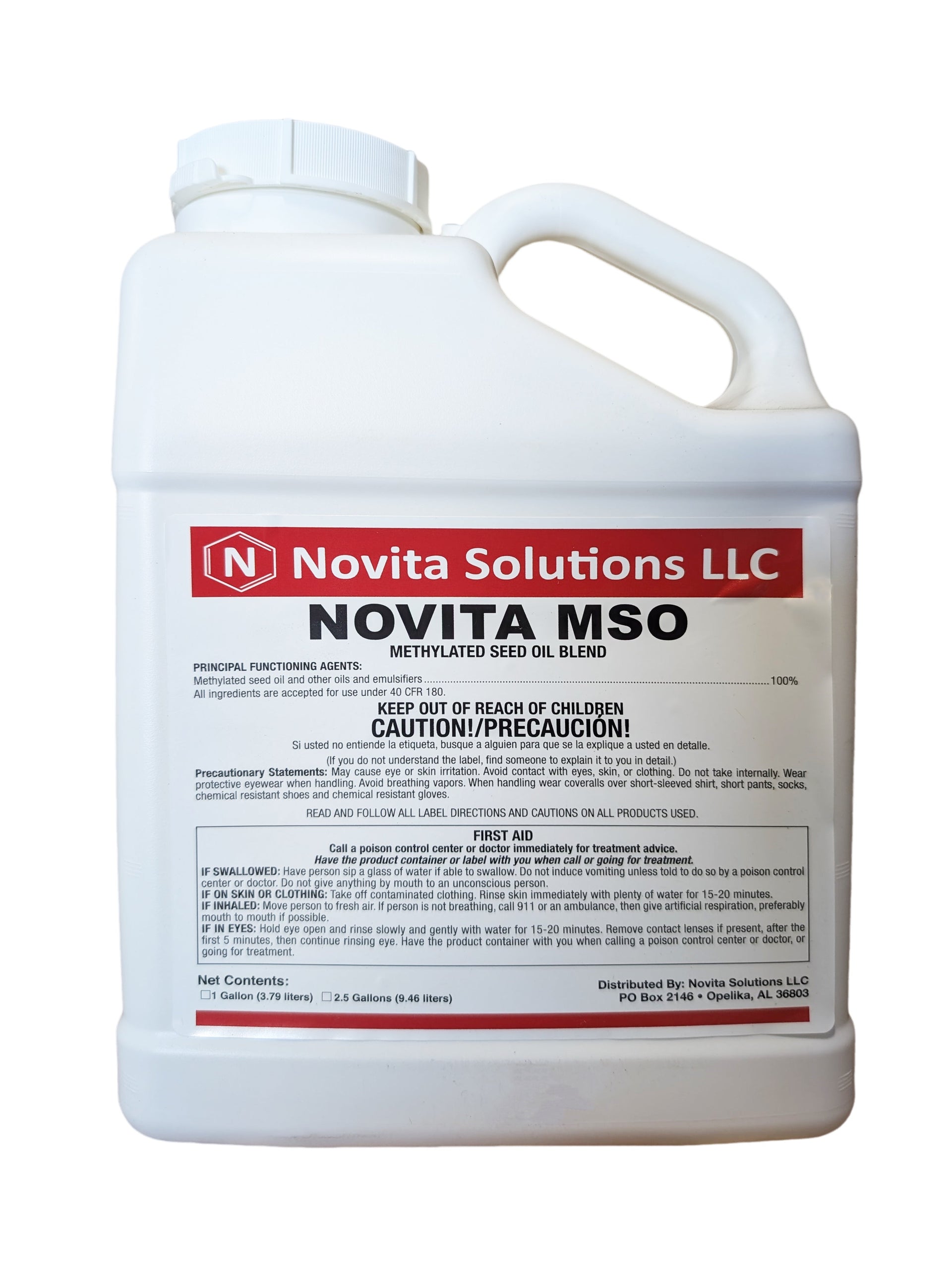 Novita MSO methylated seed oil surfactant gallon (128 oz)