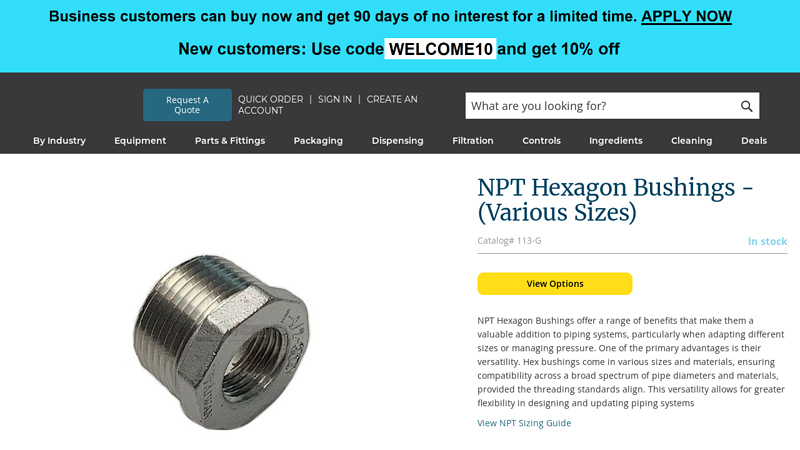 NPT Hexagon Bushings