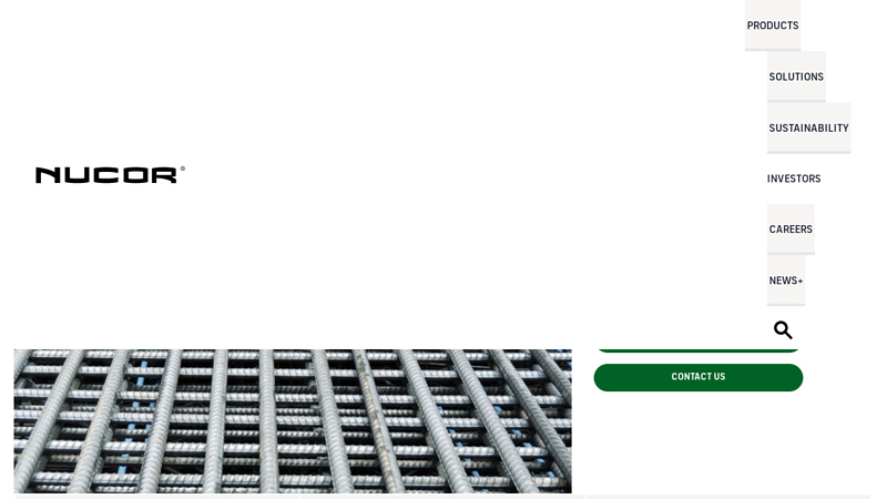 Nucor Rebar Fabrication & Installation Services and Projects