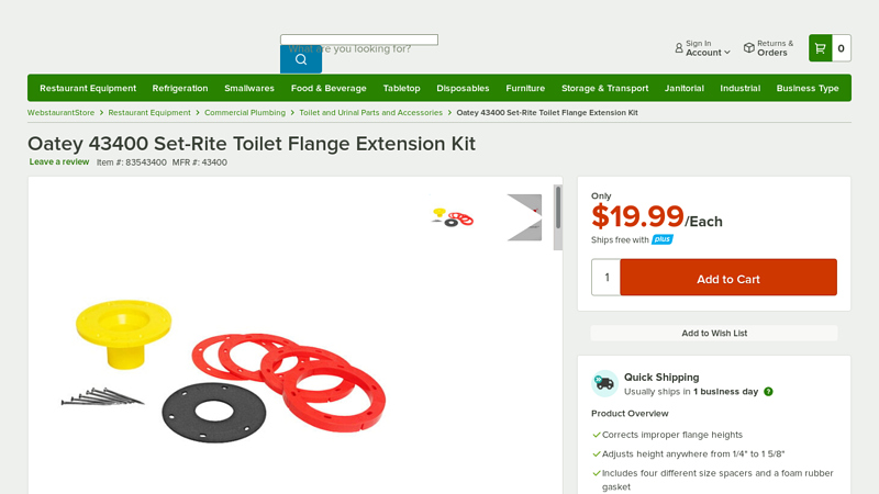Oatey 43400 Set