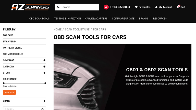 OBD1 & OBD2 Scan Tools for Cars