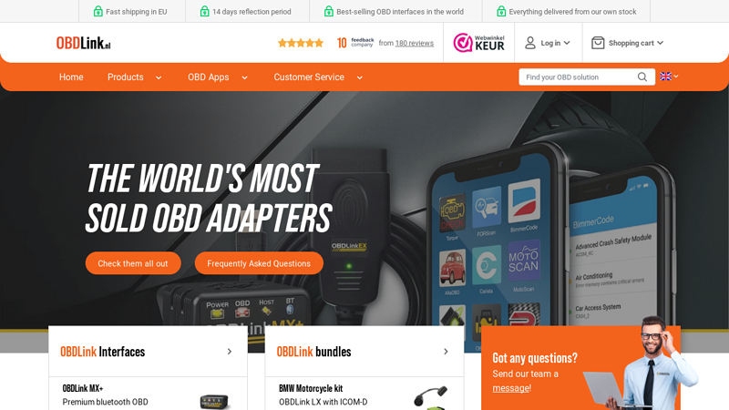 OBD2 Diagnostic devices and cables