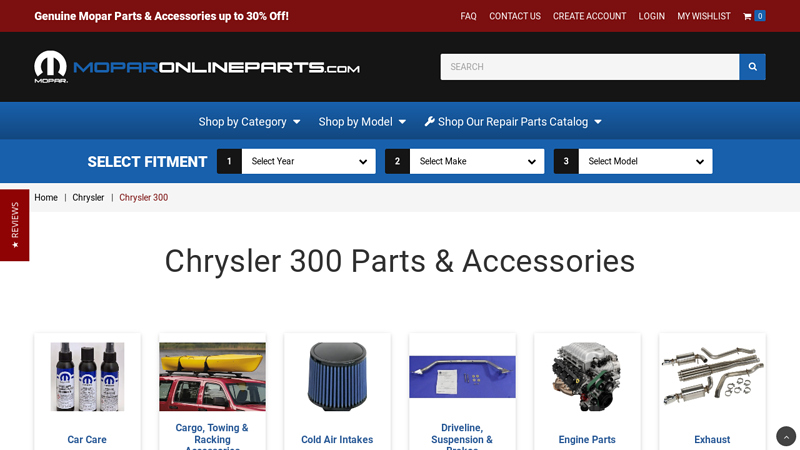 OEM Chrysler 300 Parts & Accessories