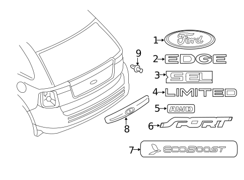 OEM Ford Edge Parts Online