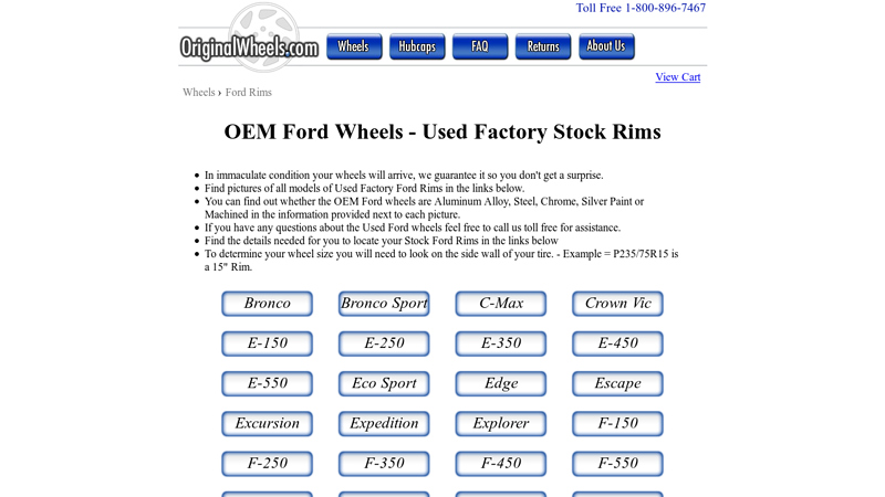 OEM Ford Wheels