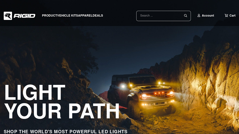 Off Road LED Light Bars & Pods for Trucks by Rigid