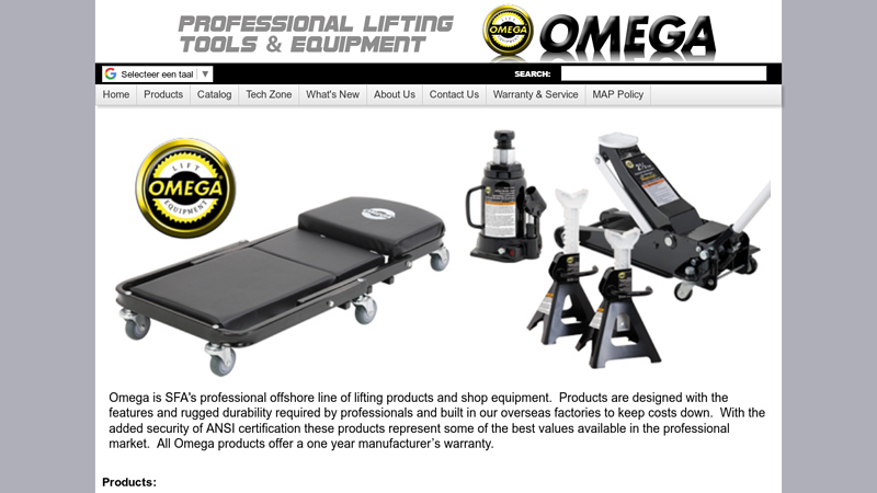 Omega Homepage