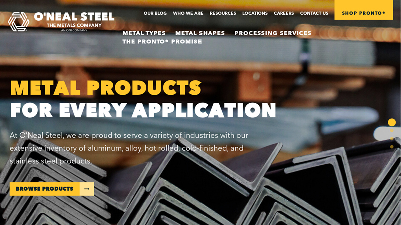 O'Neal Steel: Metal Service Center