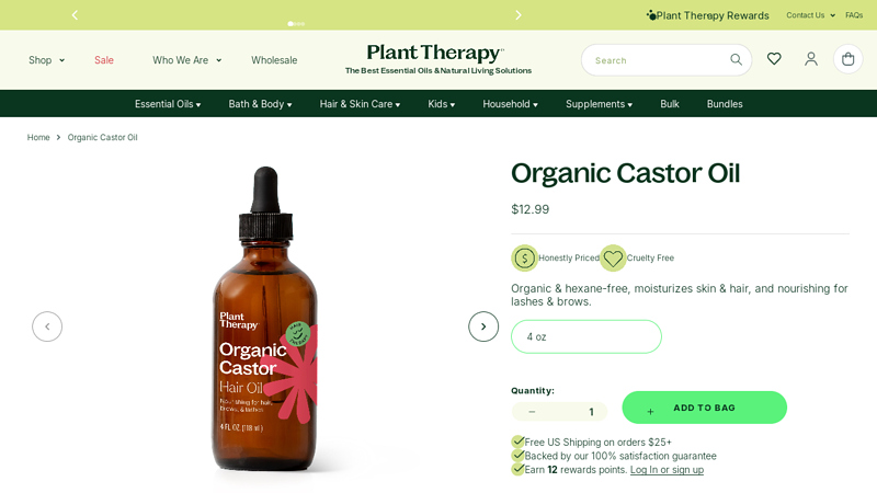 Organic Castor Oil