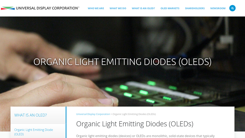 Organic Light Emitting Diodes (OLEDs)