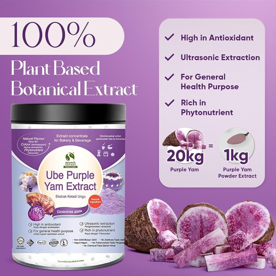Organic Purple Yam/UBE Extract And Powder
