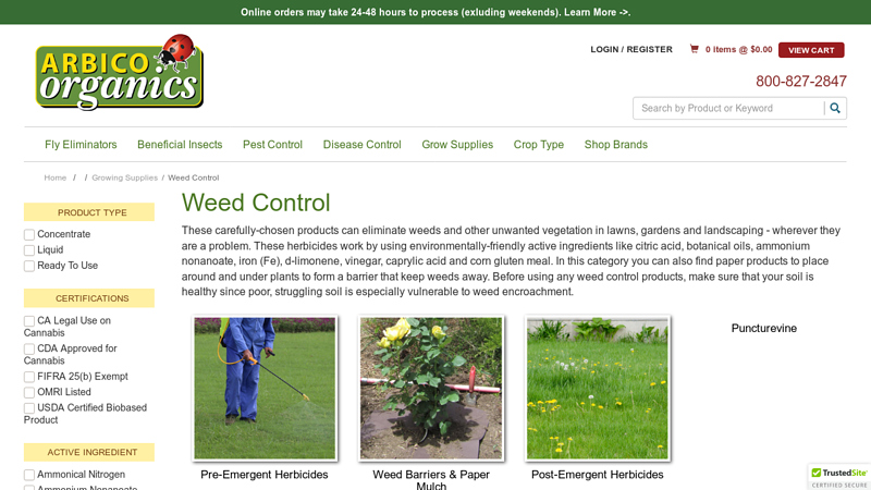 Organic Weed Control, Management and Prevention
