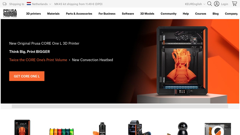 Original Prusa 3D printers directly from Josef Prusa