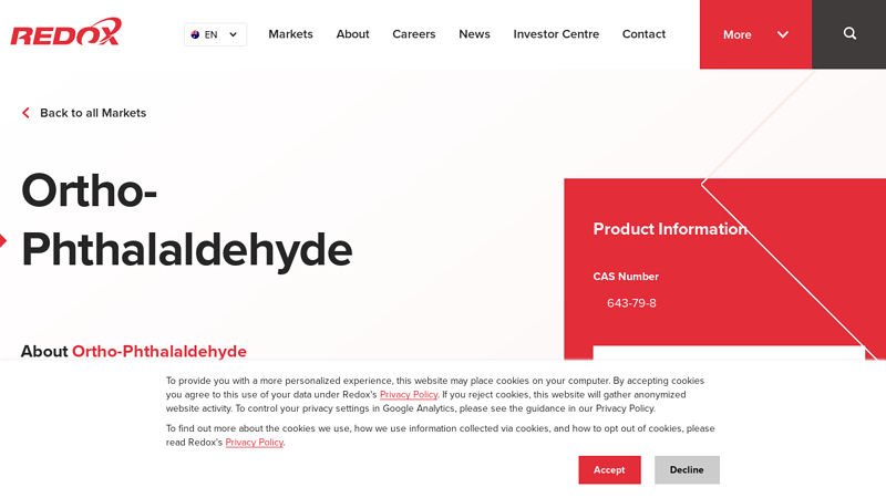 Ortho-Phthalaldehyde