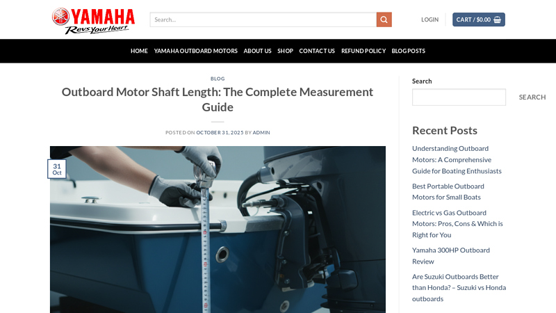 Outboard Motor Shaft Length