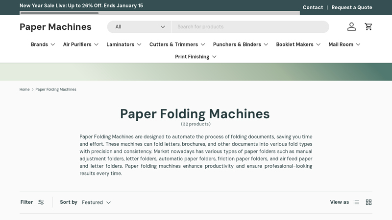 Paper Folding Machines