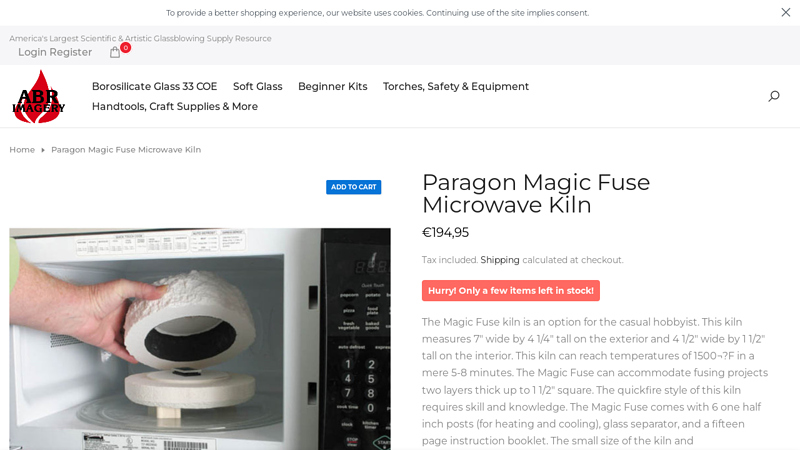 Paragon Magic Fuse Microwave Kiln