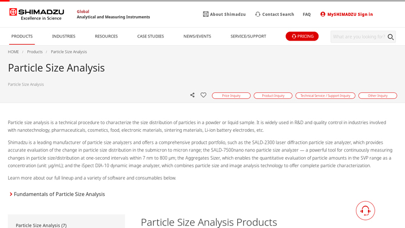 Particle Size Analysis