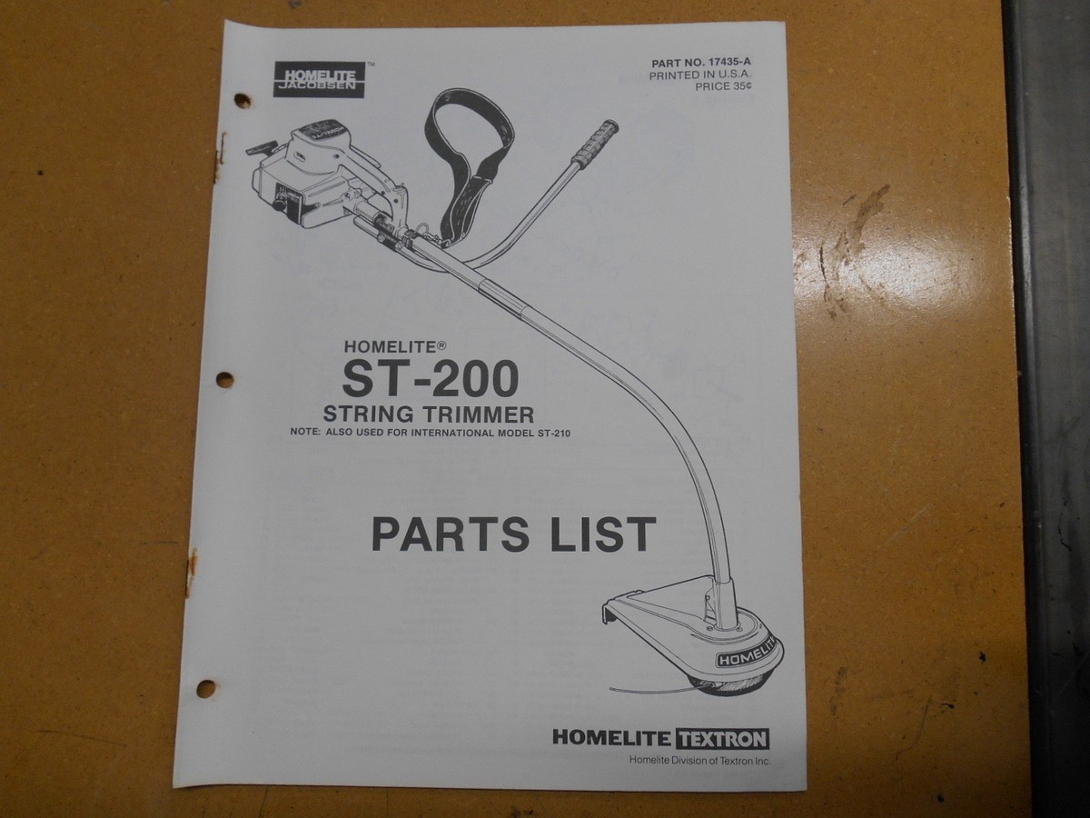 Parts For Homelite String Trimmer industry insight