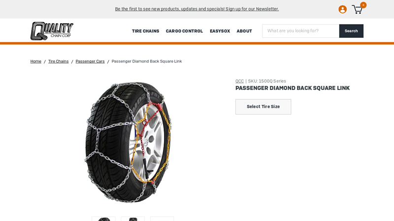 Passenger Diamond Back Square Link