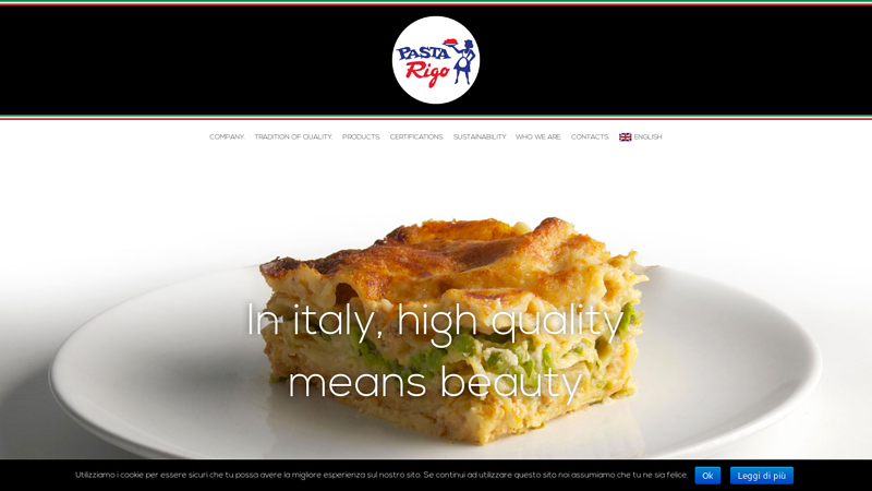 PASTIFICIO RIGO SPA Pasta Supplier