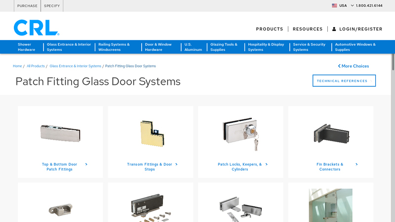 Patch Fitting Glass Door Systems