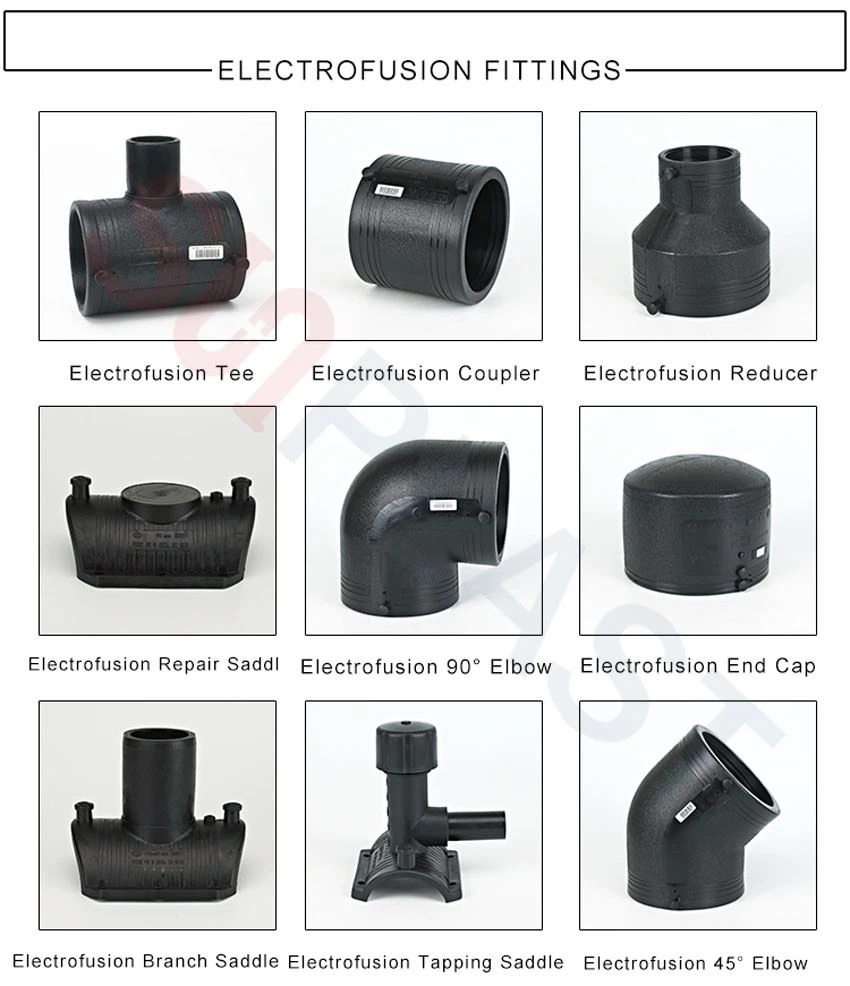 PE Electrofusion Fittings for Water Pipes