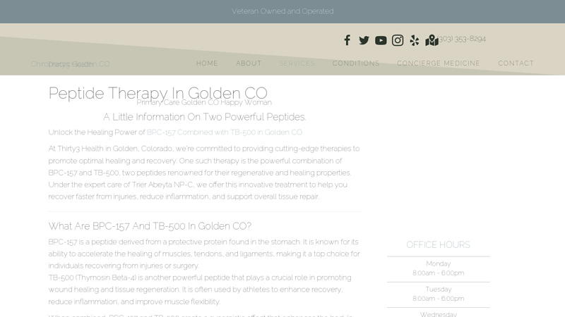Peptide Therapy in Golden CO
