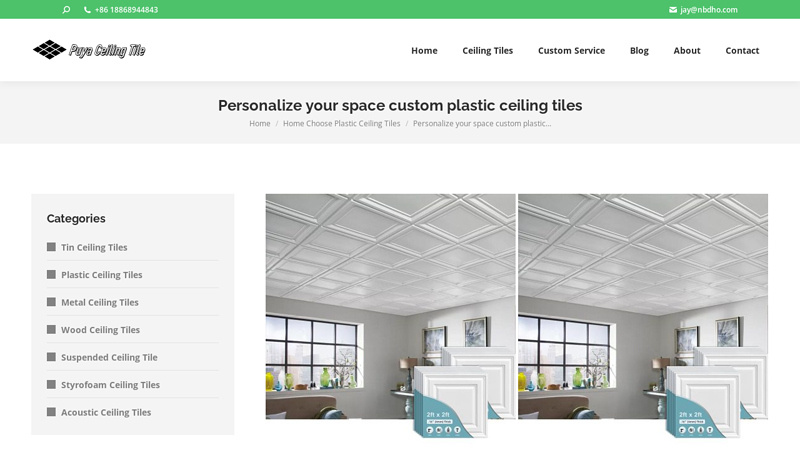 Personalize your space custom plastic ceiling tiles