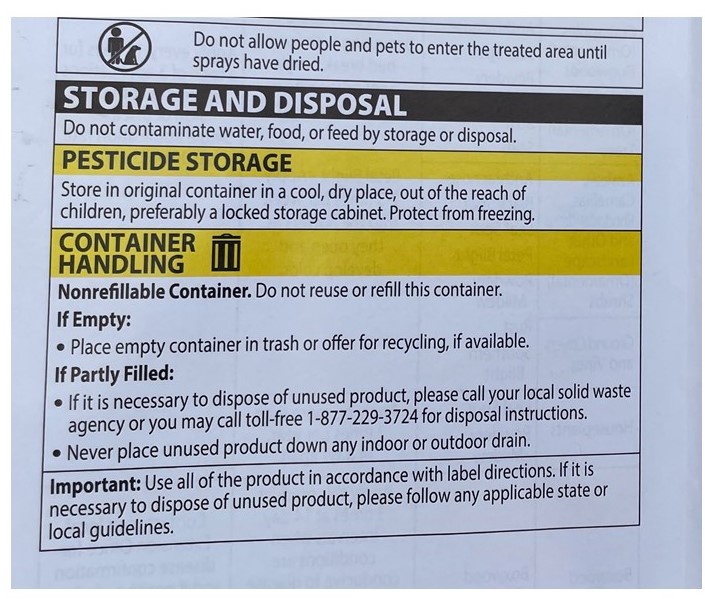 Pesticide Labeling Questions & Answers