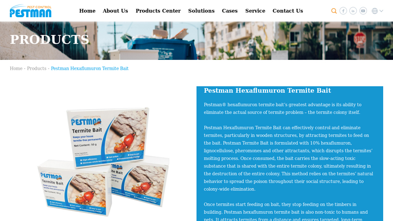 Pestman® Hexaflumuron Termite Bait