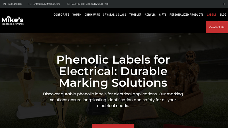 Phenolic Labels for Electrical