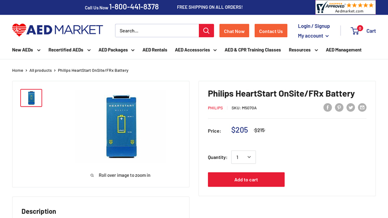 Philips HeartStart OnSite/FRx Battery Replacement