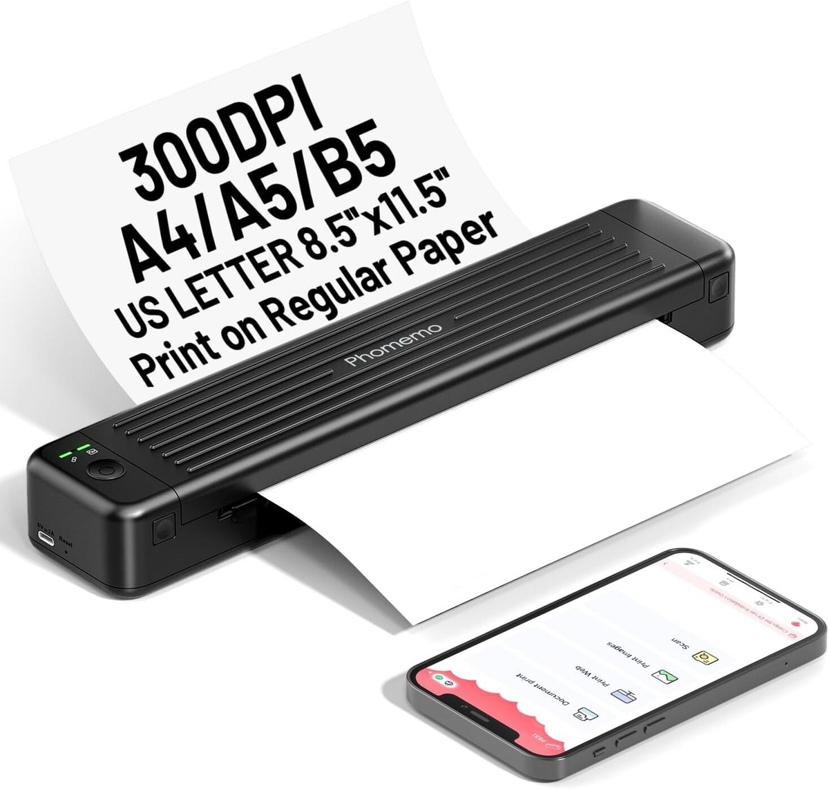 Phomemo Portable Thermal Letter Printer
