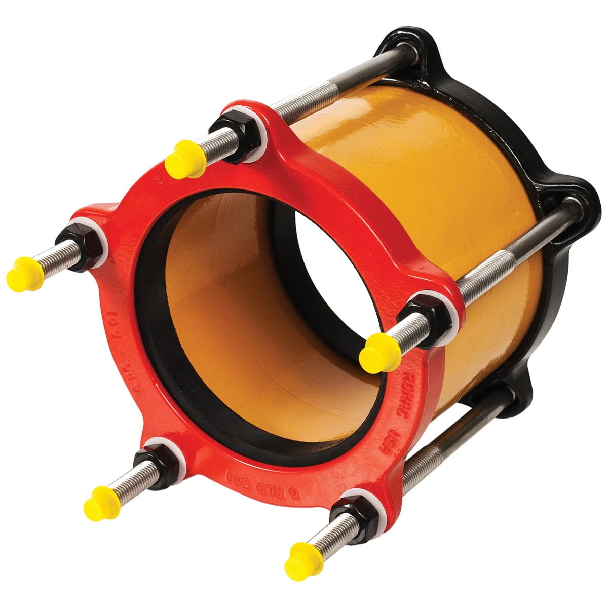 Pipe couplings for industrial water supply