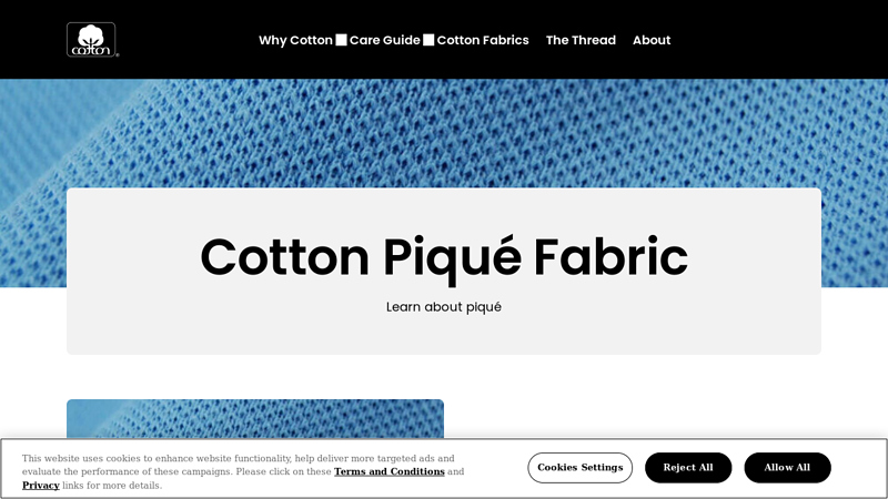 Piqué - Cotton