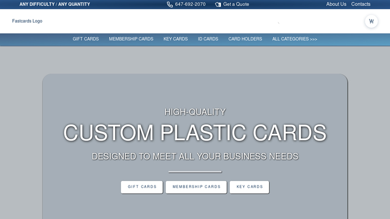 Plastic Card Printing Services