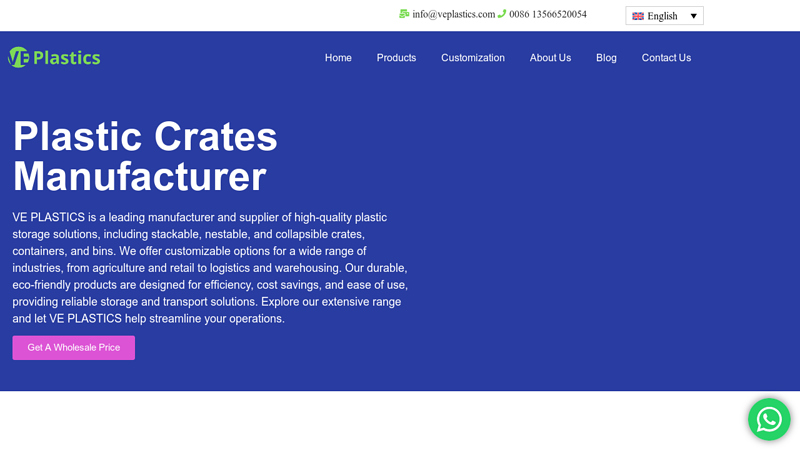 Plastic Crates Manufacturer