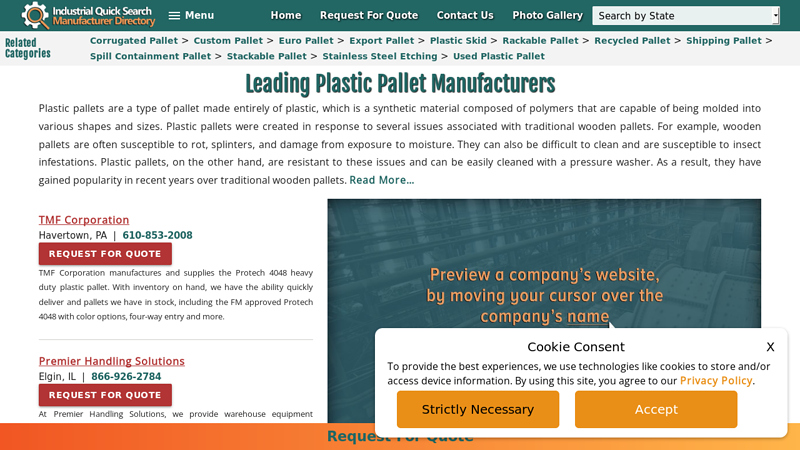 Plastic Pallet Manufacturers