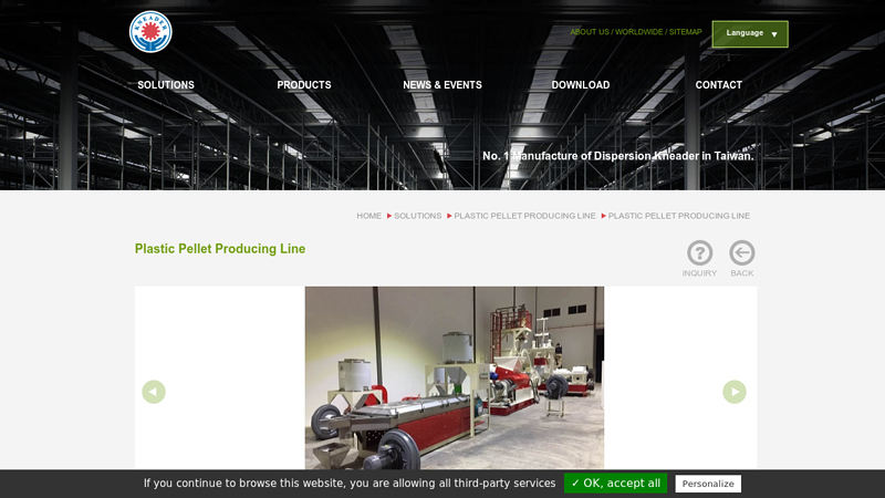 Plastic Pellet Producing Line