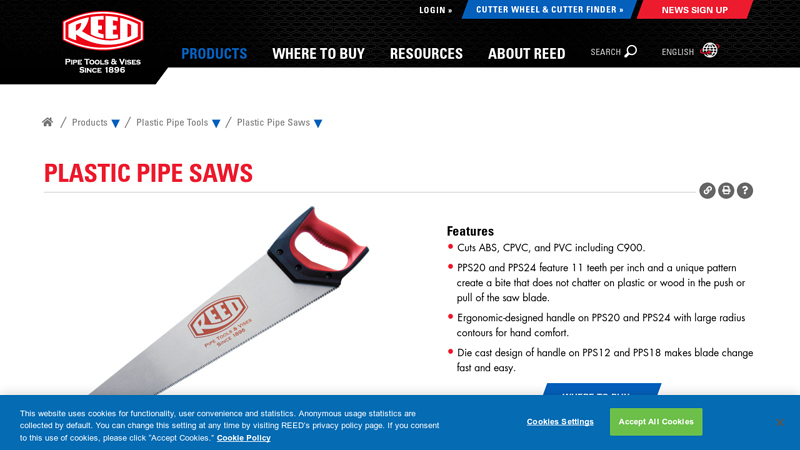 Plastic Pipe Saws
