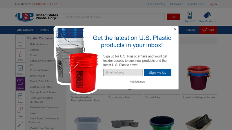 Plastic Tubs & Pans Category