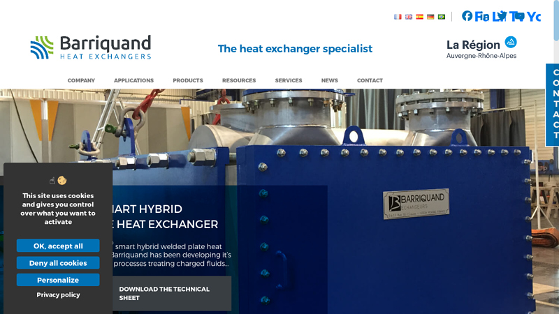 Platular® smart hybrid welded plate heat exchanger