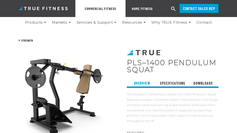 PLS–1400 Pendulum Squat